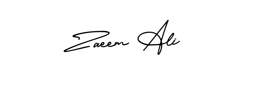 Make a beautiful signature design for name Zaeem Ali. Use this online signature maker to create a handwritten signature for free. Zaeem Ali signature style 3 images and pictures png