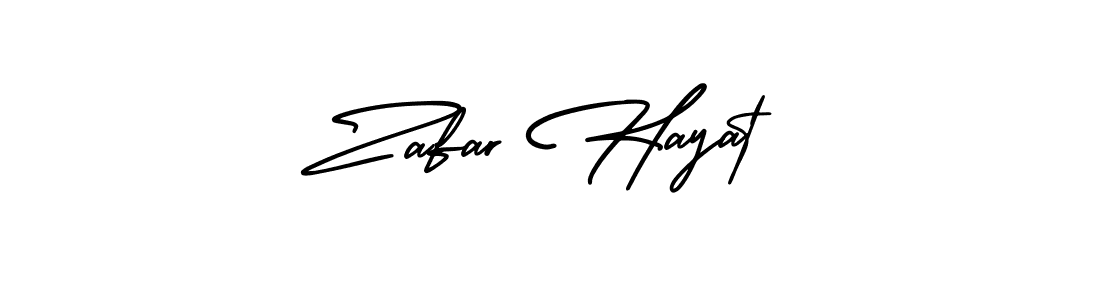 Similarly AmerikaSignatureDemo-Regular is the best handwritten signature design. Signature creator online .You can use it as an online autograph creator for name Zafar Hayat. Zafar Hayat signature style 3 images and pictures png