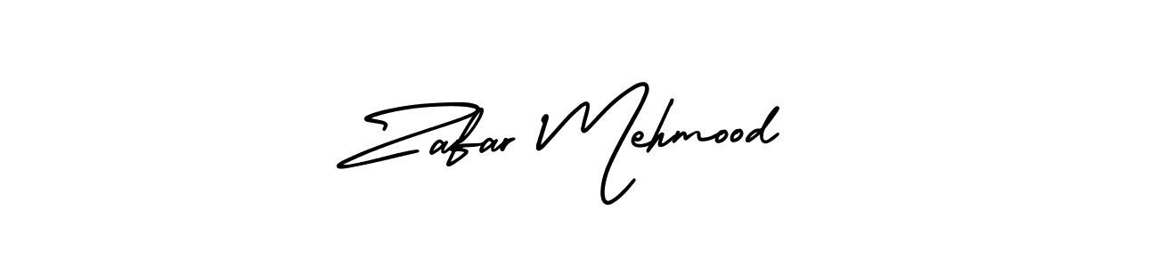 Make a beautiful signature design for name Zafar Mehmood. With this signature (AmerikaSignatureDemo-Regular) style, you can create a handwritten signature for free. Zafar Mehmood signature style 3 images and pictures png