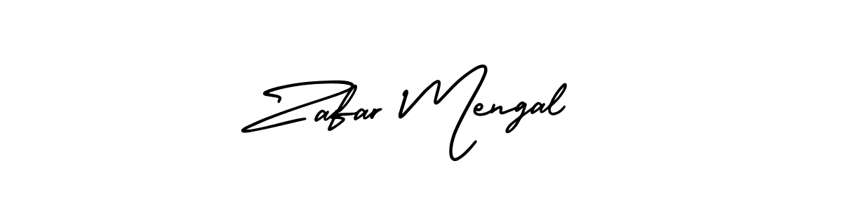 Zafar Mengal stylish signature style. Best Handwritten Sign (AmerikaSignatureDemo-Regular) for my name. Handwritten Signature Collection Ideas for my name Zafar Mengal. Zafar Mengal signature style 3 images and pictures png