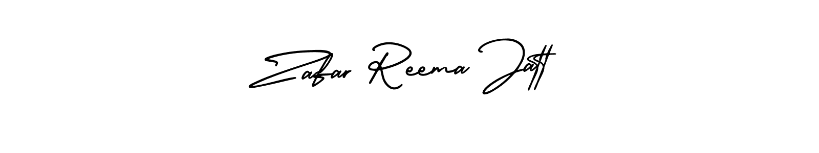 Zafar Reema Jatt stylish signature style. Best Handwritten Sign (AmerikaSignatureDemo-Regular) for my name. Handwritten Signature Collection Ideas for my name Zafar Reema Jatt. Zafar Reema Jatt signature style 3 images and pictures png