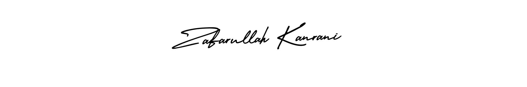 You should practise on your own different ways (AmerikaSignatureDemo-Regular) to write your name (Zafarullah Kanrani) in signature. don't let someone else do it for you. Zafarullah Kanrani signature style 3 images and pictures png