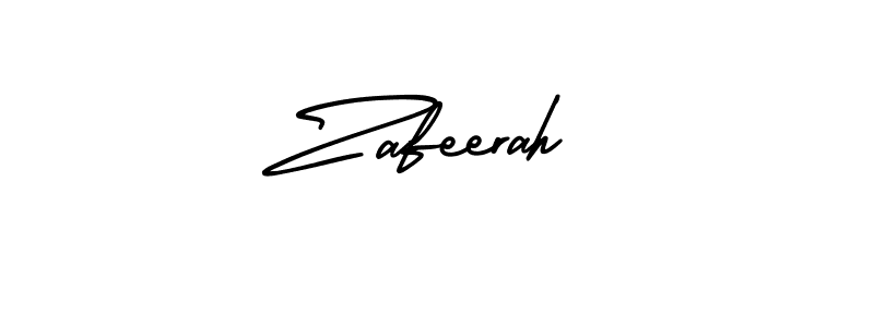 Make a beautiful signature design for name Zafeerah. Use this online signature maker to create a handwritten signature for free. Zafeerah signature style 3 images and pictures png