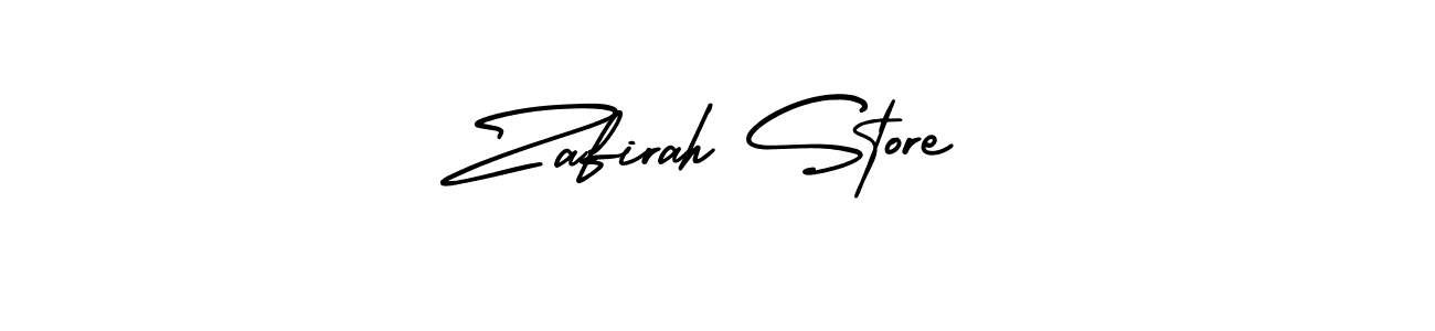 How to Draw Zafirah Store signature style? AmerikaSignatureDemo-Regular is a latest design signature styles for name Zafirah Store. Zafirah Store signature style 3 images and pictures png