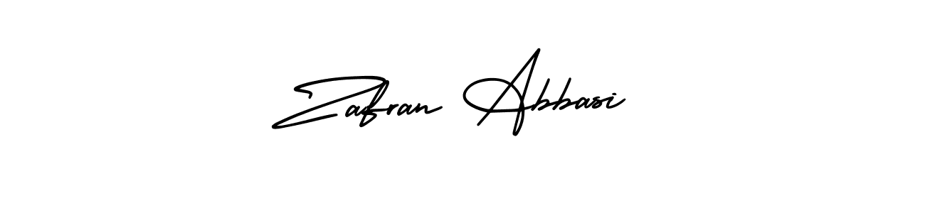 Design your own signature with our free online signature maker. With this signature software, you can create a handwritten (AmerikaSignatureDemo-Regular) signature for name Zafran Abbasi. Zafran Abbasi signature style 3 images and pictures png