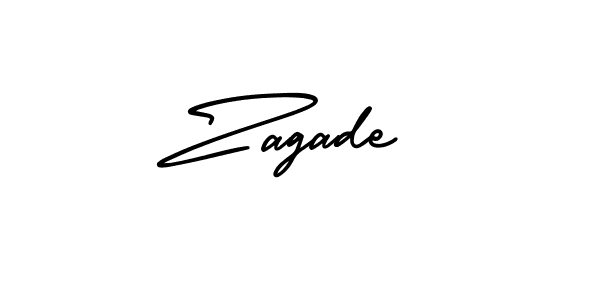 AmerikaSignatureDemo-Regular is a professional signature style that is perfect for those who want to add a touch of class to their signature. It is also a great choice for those who want to make their signature more unique. Get Zagade name to fancy signature for free. Zagade signature style 3 images and pictures png