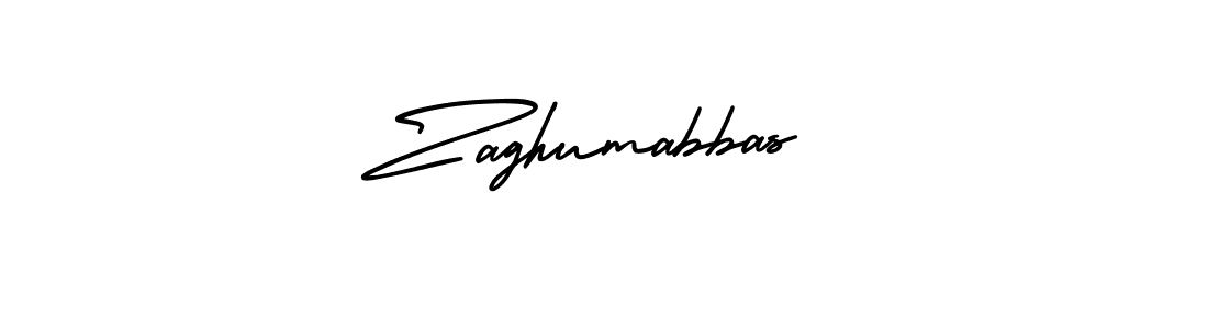 This is the best signature style for the Zaghumabbas name. Also you like these signature font (AmerikaSignatureDemo-Regular). Mix name signature. Zaghumabbas signature style 3 images and pictures png