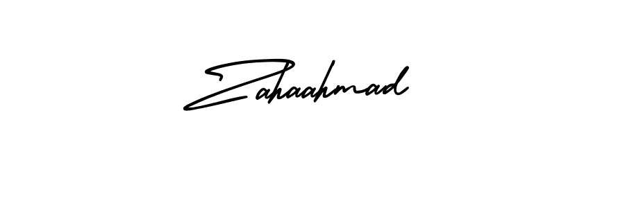 This is the best signature style for the Zahaahmad name. Also you like these signature font (AmerikaSignatureDemo-Regular). Mix name signature. Zahaahmad signature style 3 images and pictures png