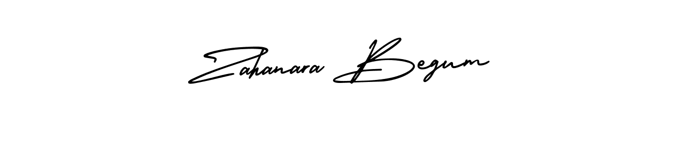 Also we have Zahanara Begum name is the best signature style. Create professional handwritten signature collection using AmerikaSignatureDemo-Regular autograph style. Zahanara Begum signature style 3 images and pictures png