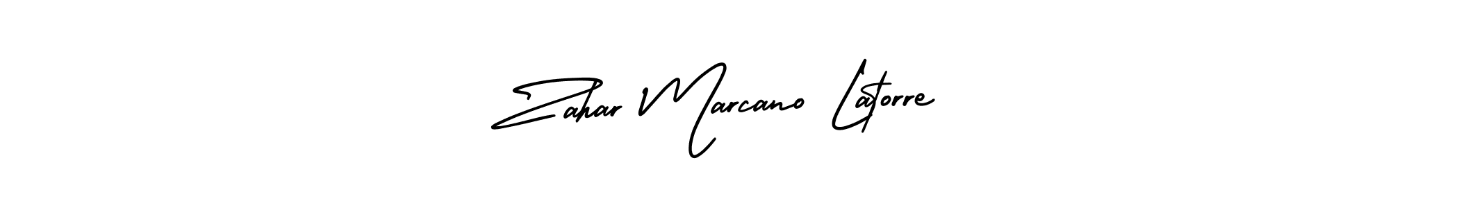 Best and Professional Signature Style for Zahar Marcano Latorre. AmerikaSignatureDemo-Regular Best Signature Style Collection. Zahar Marcano Latorre signature style 3 images and pictures png