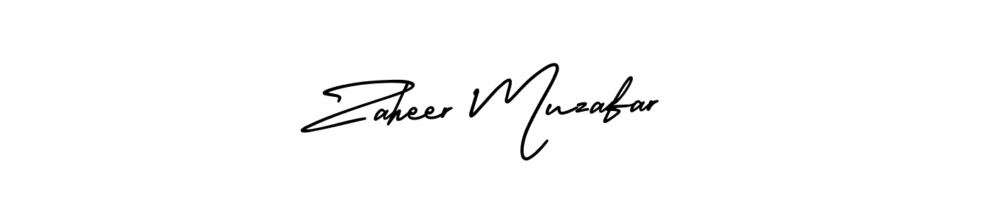 AmerikaSignatureDemo-Regular is a professional signature style that is perfect for those who want to add a touch of class to their signature. It is also a great choice for those who want to make their signature more unique. Get Zaheer Muzafar name to fancy signature for free. Zaheer Muzafar signature style 3 images and pictures png