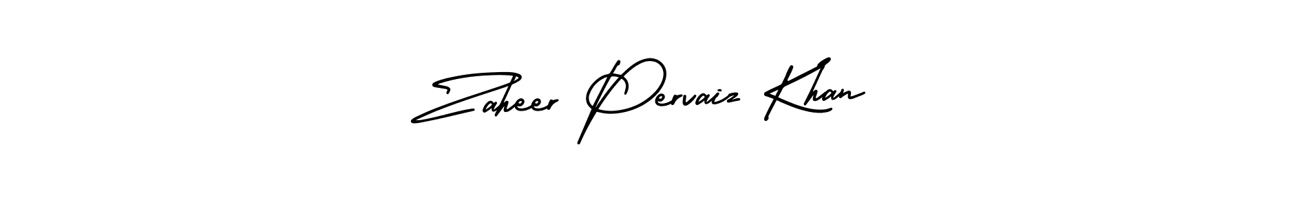 It looks lik you need a new signature style for name Zaheer Pervaiz Khan. Design unique handwritten (AmerikaSignatureDemo-Regular) signature with our free signature maker in just a few clicks. Zaheer Pervaiz Khan signature style 3 images and pictures png