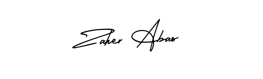 How to Draw Zaher Abas signature style? AmerikaSignatureDemo-Regular is a latest design signature styles for name Zaher Abas. Zaher Abas signature style 3 images and pictures png