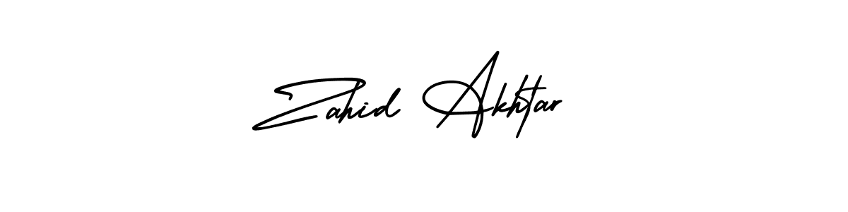 Also You can easily find your signature by using the search form. We will create Zahid Akhtar name handwritten signature images for you free of cost using AmerikaSignatureDemo-Regular sign style. Zahid Akhtar signature style 3 images and pictures png