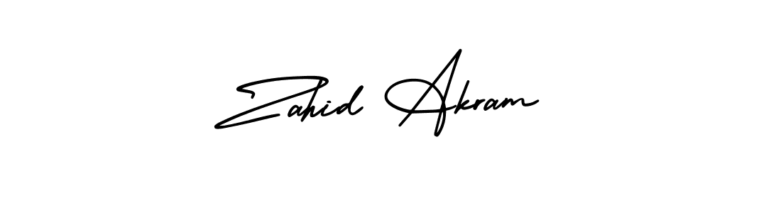 Similarly AmerikaSignatureDemo-Regular is the best handwritten signature design. Signature creator online .You can use it as an online autograph creator for name Zahid Akram. Zahid Akram signature style 3 images and pictures png