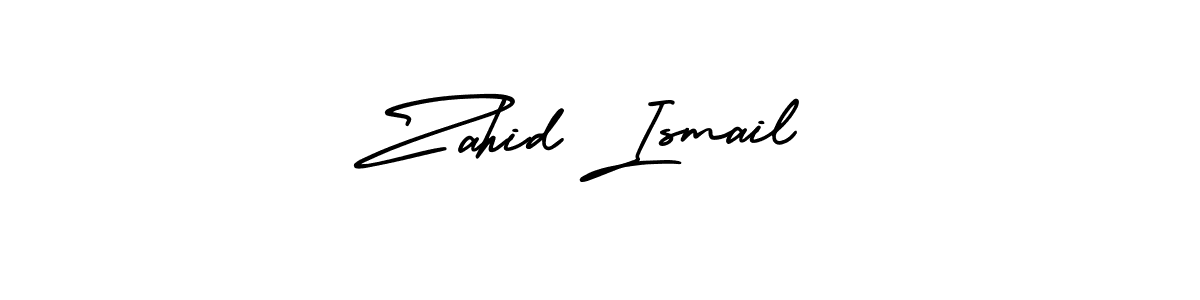 How to Draw Zahid Ismail signature style? AmerikaSignatureDemo-Regular is a latest design signature styles for name Zahid Ismail. Zahid Ismail signature style 3 images and pictures png