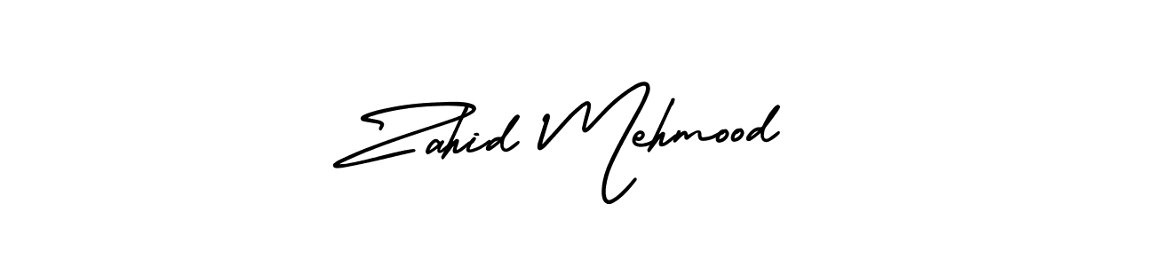 Zahid Mehmood stylish signature style. Best Handwritten Sign (AmerikaSignatureDemo-Regular) for my name. Handwritten Signature Collection Ideas for my name Zahid Mehmood. Zahid Mehmood signature style 3 images and pictures png