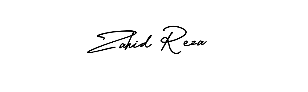 It looks lik you need a new signature style for name Zahid Reza. Design unique handwritten (AmerikaSignatureDemo-Regular) signature with our free signature maker in just a few clicks. Zahid Reza signature style 3 images and pictures png