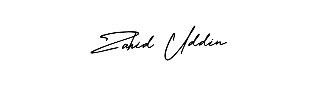 Also we have Zahid Uddin name is the best signature style. Create professional handwritten signature collection using AmerikaSignatureDemo-Regular autograph style. Zahid Uddin signature style 3 images and pictures png