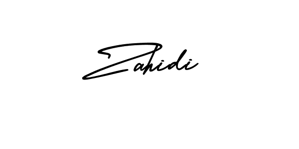 It looks lik you need a new signature style for name Zahidi. Design unique handwritten (AmerikaSignatureDemo-Regular) signature with our free signature maker in just a few clicks. Zahidi signature style 3 images and pictures png