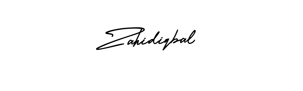 Make a beautiful signature design for name Zahidiqbal. Use this online signature maker to create a handwritten signature for free. Zahidiqbal signature style 3 images and pictures png