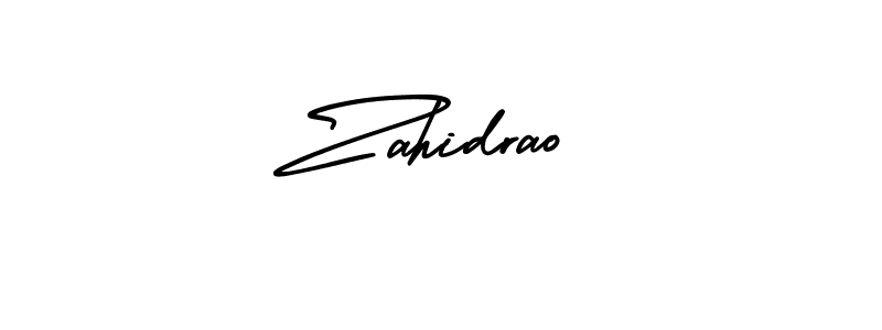 Also You can easily find your signature by using the search form. We will create Zahidrao name handwritten signature images for you free of cost using AmerikaSignatureDemo-Regular sign style. Zahidrao signature style 3 images and pictures png