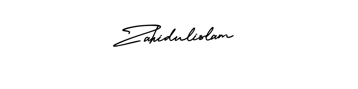 Also You can easily find your signature by using the search form. We will create Zahidulislam name handwritten signature images for you free of cost using AmerikaSignatureDemo-Regular sign style. Zahidulislam signature style 3 images and pictures png