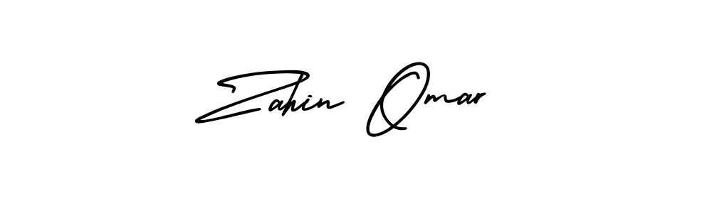 Zahin Omar stylish signature style. Best Handwritten Sign (AmerikaSignatureDemo-Regular) for my name. Handwritten Signature Collection Ideas for my name Zahin Omar. Zahin Omar signature style 3 images and pictures png