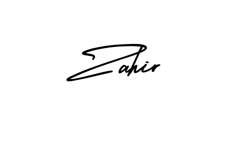 if you are searching for the best signature style for your name Zahir. so please give up your signature search. here we have designed multiple signature styles  using AmerikaSignatureDemo-Regular. Zahir signature style 3 images and pictures png