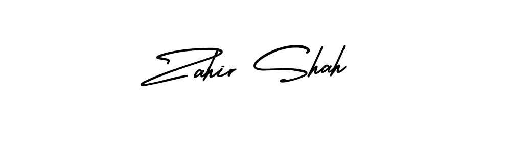 Zahir Shah stylish signature style. Best Handwritten Sign (AmerikaSignatureDemo-Regular) for my name. Handwritten Signature Collection Ideas for my name Zahir Shah. Zahir Shah signature style 3 images and pictures png