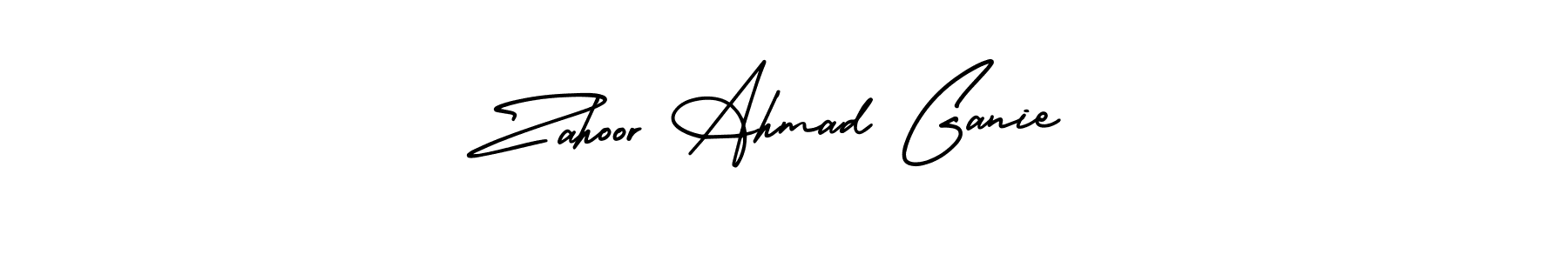 Zahoor Ahmad Ganie stylish signature style. Best Handwritten Sign (AmerikaSignatureDemo-Regular) for my name. Handwritten Signature Collection Ideas for my name Zahoor Ahmad Ganie. Zahoor Ahmad Ganie signature style 3 images and pictures png