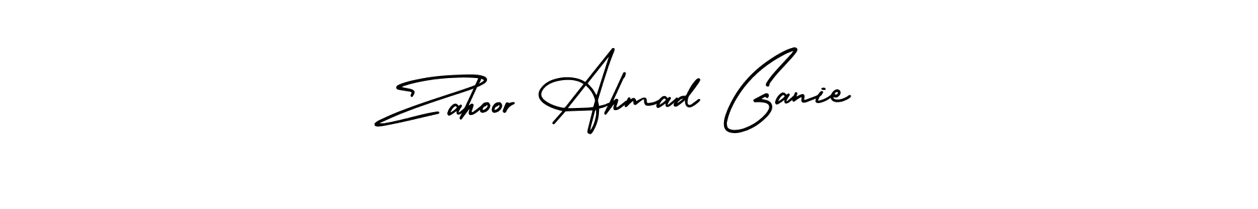 if you are searching for the best signature style for your name Zahoor Ahmad Ganie. so please give up your signature search. here we have designed multiple signature styles  using AmerikaSignatureDemo-Regular. Zahoor Ahmad Ganie signature style 3 images and pictures png