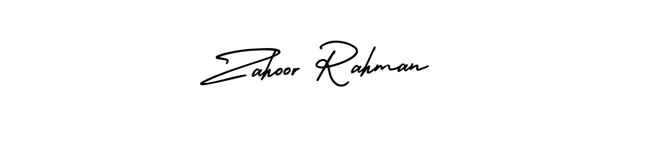 This is the best signature style for the Zahoor Rahman name. Also you like these signature font (AmerikaSignatureDemo-Regular). Mix name signature. Zahoor Rahman signature style 3 images and pictures png
