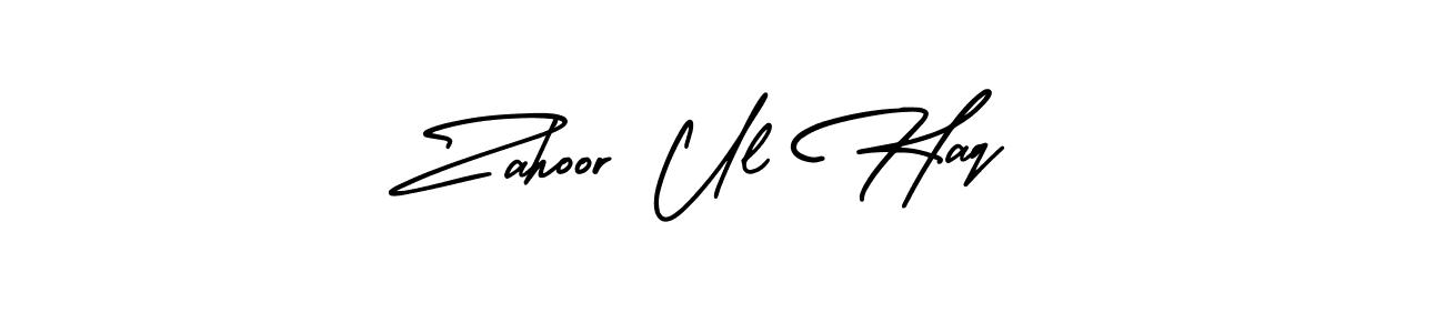 Zahoor Ul Haq stylish signature style. Best Handwritten Sign (AmerikaSignatureDemo-Regular) for my name. Handwritten Signature Collection Ideas for my name Zahoor Ul Haq. Zahoor Ul Haq signature style 3 images and pictures png