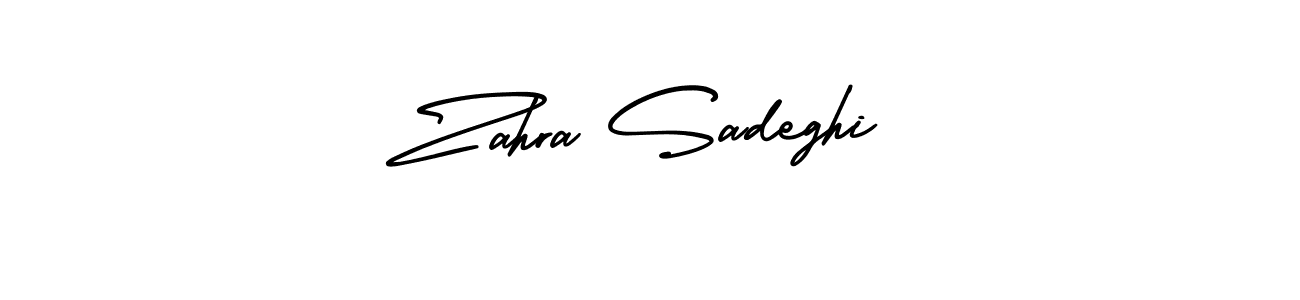 AmerikaSignatureDemo-Regular is a professional signature style that is perfect for those who want to add a touch of class to their signature. It is also a great choice for those who want to make their signature more unique. Get Zahra Sadeghi name to fancy signature for free. Zahra Sadeghi signature style 3 images and pictures png
