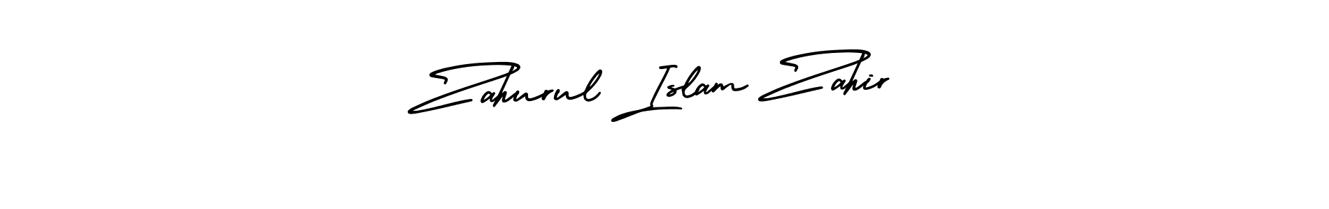 Design your own signature with our free online signature maker. With this signature software, you can create a handwritten (AmerikaSignatureDemo-Regular) signature for name Zahurul Islam Zahir. Zahurul Islam Zahir signature style 3 images and pictures png