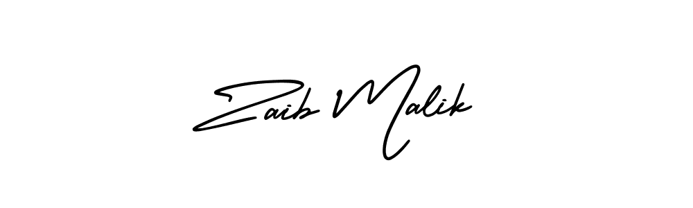 Use a signature maker to create a handwritten signature online. With this signature software, you can design (AmerikaSignatureDemo-Regular) your own signature for name Zaib Malik. Zaib Malik signature style 3 images and pictures png
