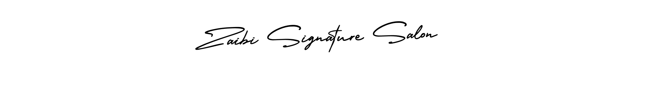 It looks lik you need a new signature style for name Zaibi Signature Salon. Design unique handwritten (AmerikaSignatureDemo-Regular) signature with our free signature maker in just a few clicks. Zaibi Signature Salon signature style 3 images and pictures png