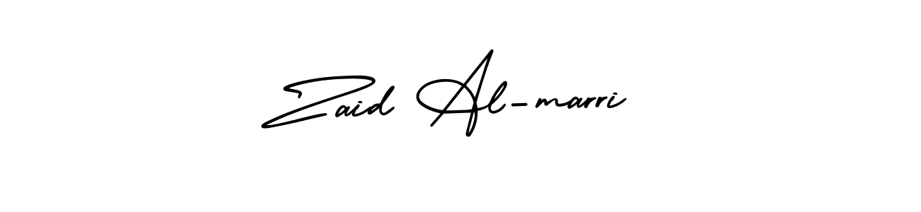 Zaid Al-marri stylish signature style. Best Handwritten Sign (AmerikaSignatureDemo-Regular) for my name. Handwritten Signature Collection Ideas for my name Zaid Al-marri. Zaid Al-marri signature style 3 images and pictures png