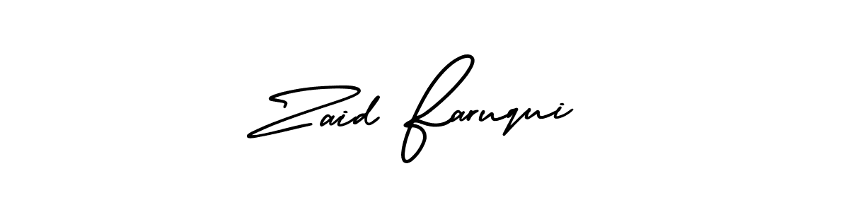 Similarly AmerikaSignatureDemo-Regular is the best handwritten signature design. Signature creator online .You can use it as an online autograph creator for name Zaid Faruqui. Zaid Faruqui signature style 3 images and pictures png