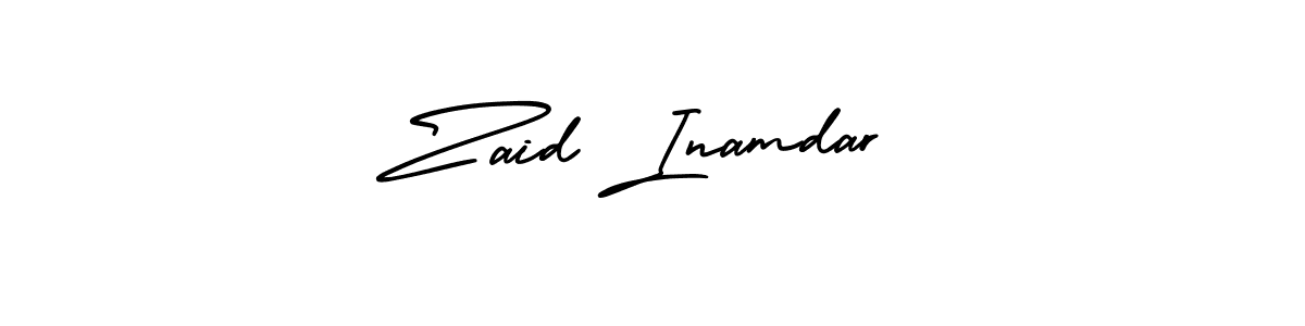 Also we have Zaid Inamdar name is the best signature style. Create professional handwritten signature collection using AmerikaSignatureDemo-Regular autograph style. Zaid Inamdar signature style 3 images and pictures png