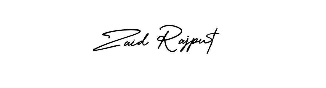 Zaid Rajput stylish signature style. Best Handwritten Sign (AmerikaSignatureDemo-Regular) for my name. Handwritten Signature Collection Ideas for my name Zaid Rajput. Zaid Rajput signature style 3 images and pictures png