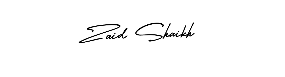 Also You can easily find your signature by using the search form. We will create Zaid Shaikh name handwritten signature images for you free of cost using AmerikaSignatureDemo-Regular sign style. Zaid Shaikh signature style 3 images and pictures png