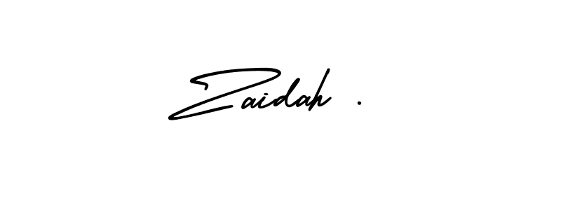 AmerikaSignatureDemo-Regular is a professional signature style that is perfect for those who want to add a touch of class to their signature. It is also a great choice for those who want to make their signature more unique. Get Zaidah . name to fancy signature for free. Zaidah . signature style 3 images and pictures png