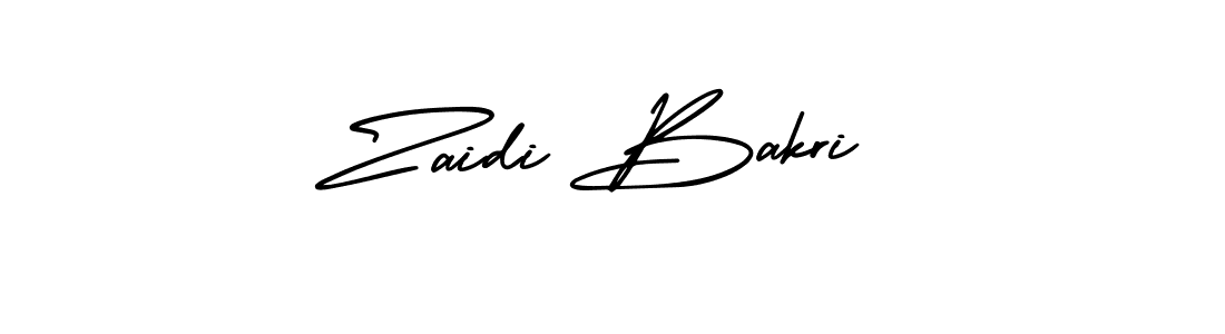 How to make Zaidi Bakri signature? AmerikaSignatureDemo-Regular is a professional autograph style. Create handwritten signature for Zaidi Bakri name. Zaidi Bakri signature style 3 images and pictures png