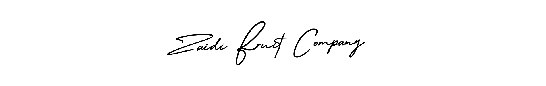 Similarly AmerikaSignatureDemo-Regular is the best handwritten signature design. Signature creator online .You can use it as an online autograph creator for name Zaidi Fruit Company. Zaidi Fruit Company signature style 3 images and pictures png