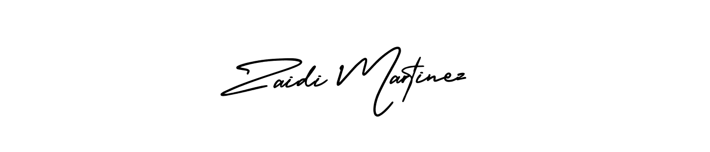 Design your own signature with our free online signature maker. With this signature software, you can create a handwritten (AmerikaSignatureDemo-Regular) signature for name Zaidi Martinez. Zaidi Martinez signature style 3 images and pictures png