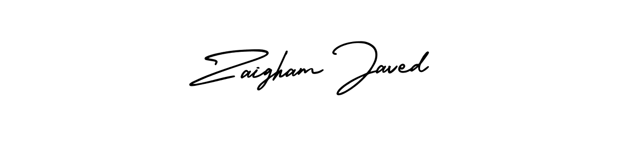 Check out images of Autograph of Zaigham Javed name. Actor Zaigham Javed Signature Style. AmerikaSignatureDemo-Regular is a professional sign style online. Zaigham Javed signature style 3 images and pictures png