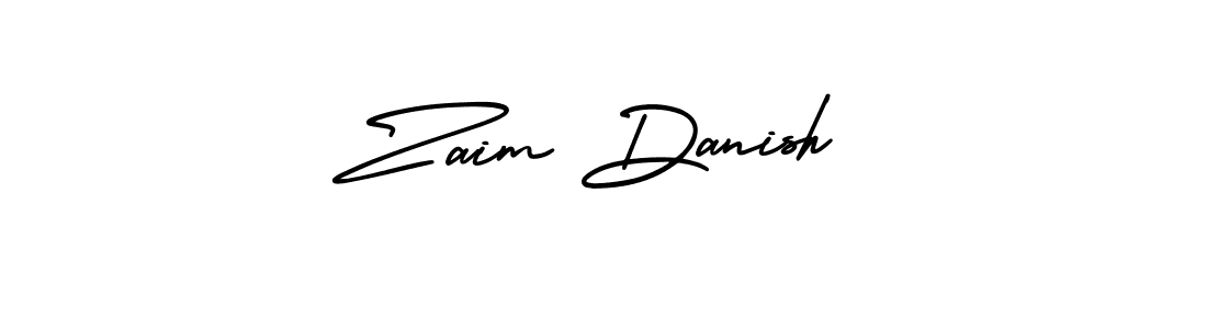 Design your own signature with our free online signature maker. With this signature software, you can create a handwritten (AmerikaSignatureDemo-Regular) signature for name Zaim Danish. Zaim Danish signature style 3 images and pictures png