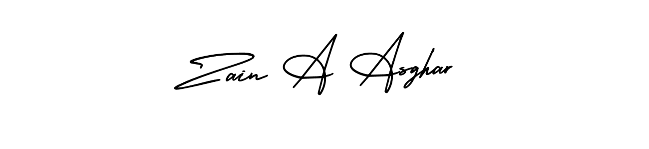 AmerikaSignatureDemo-Regular is a professional signature style that is perfect for those who want to add a touch of class to their signature. It is also a great choice for those who want to make their signature more unique. Get Zain A Asghar name to fancy signature for free. Zain A Asghar signature style 3 images and pictures png